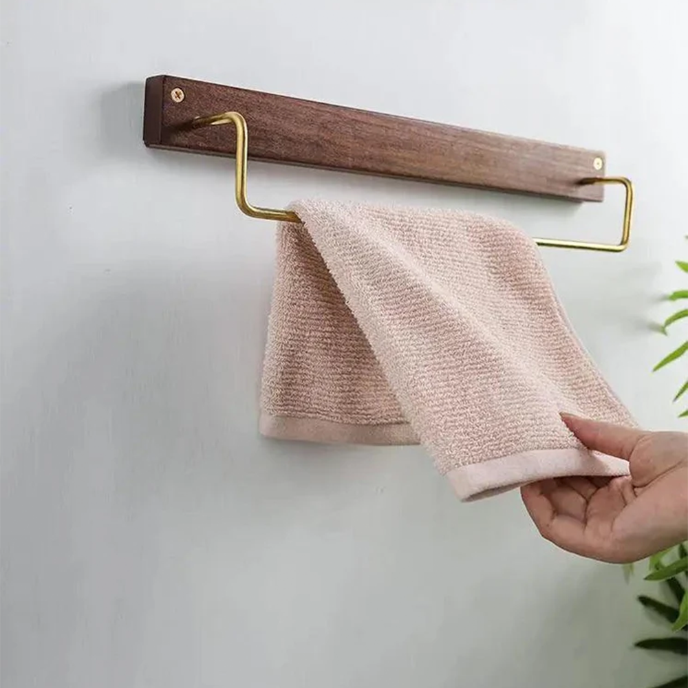 Dravis - Wooden Towel Rack