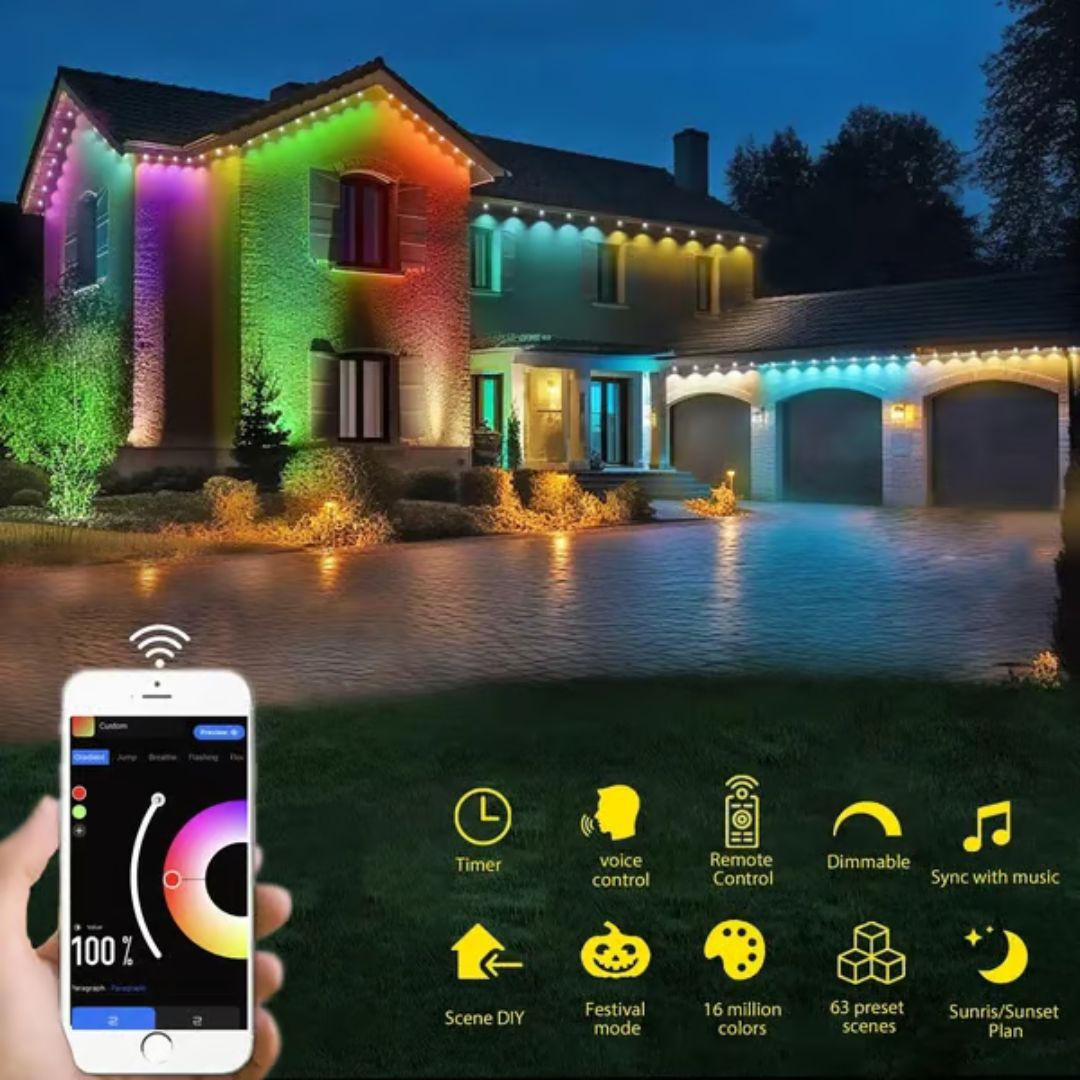 Smart Rainbow LED Permanent Outdoor Light