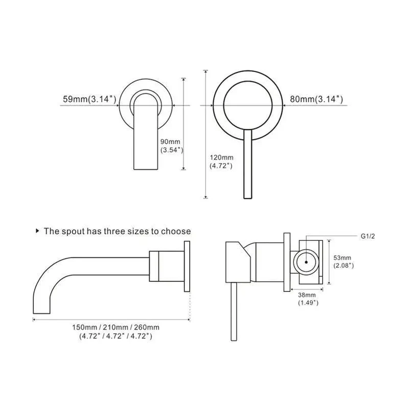 Glowy - 360° Bathroom Sink Faucet