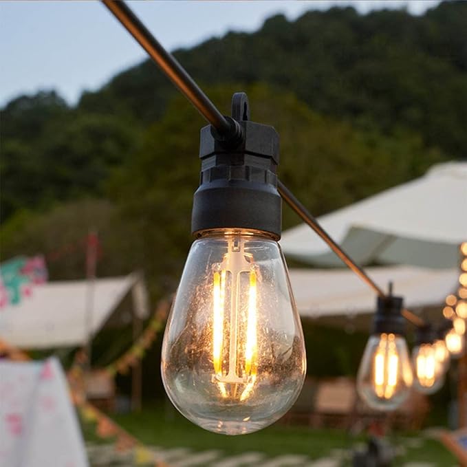 VoltGlow – Solar Industrial String Lights