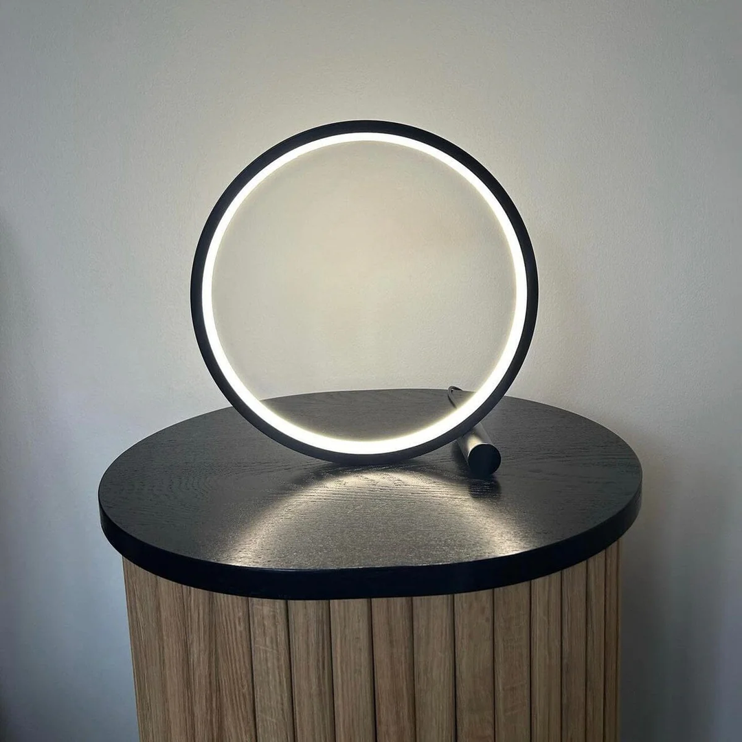 Oia - Modern Circle LED Touch Lamp