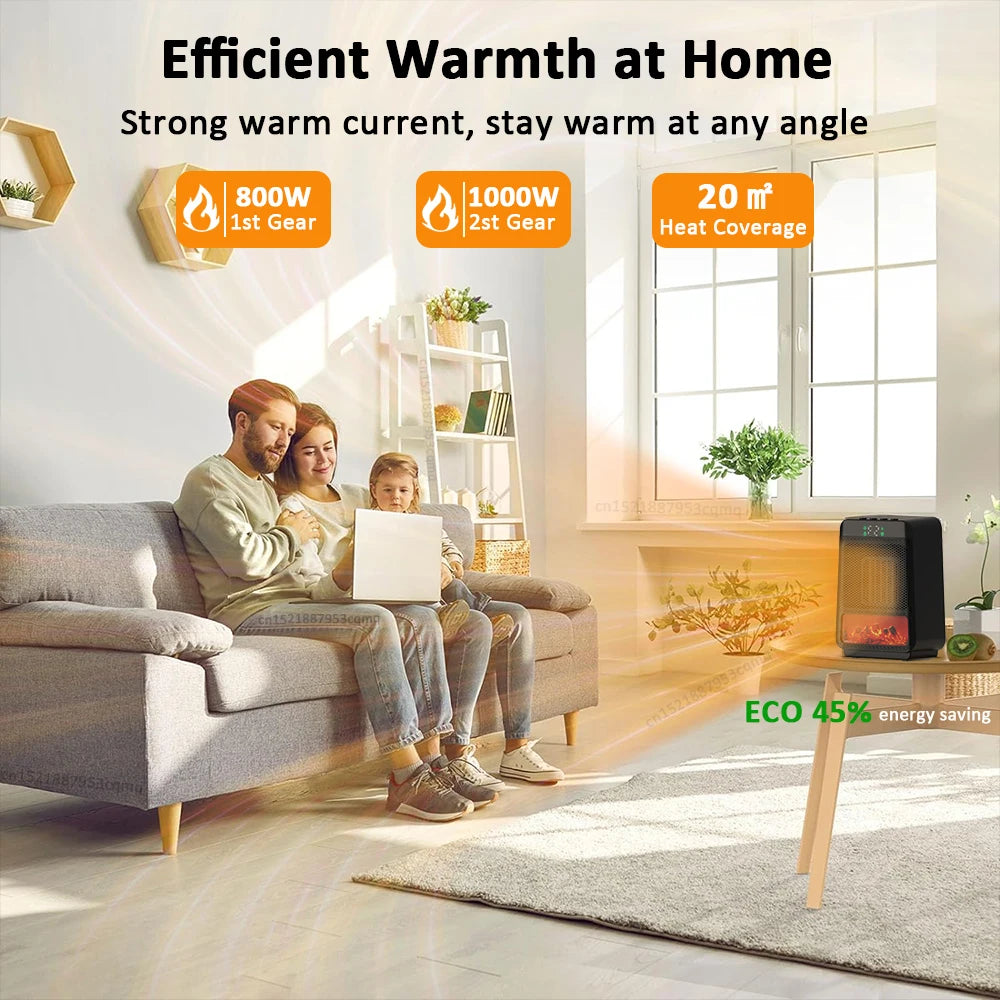 Portable Energy-Efficient Plug In Electric Heater
