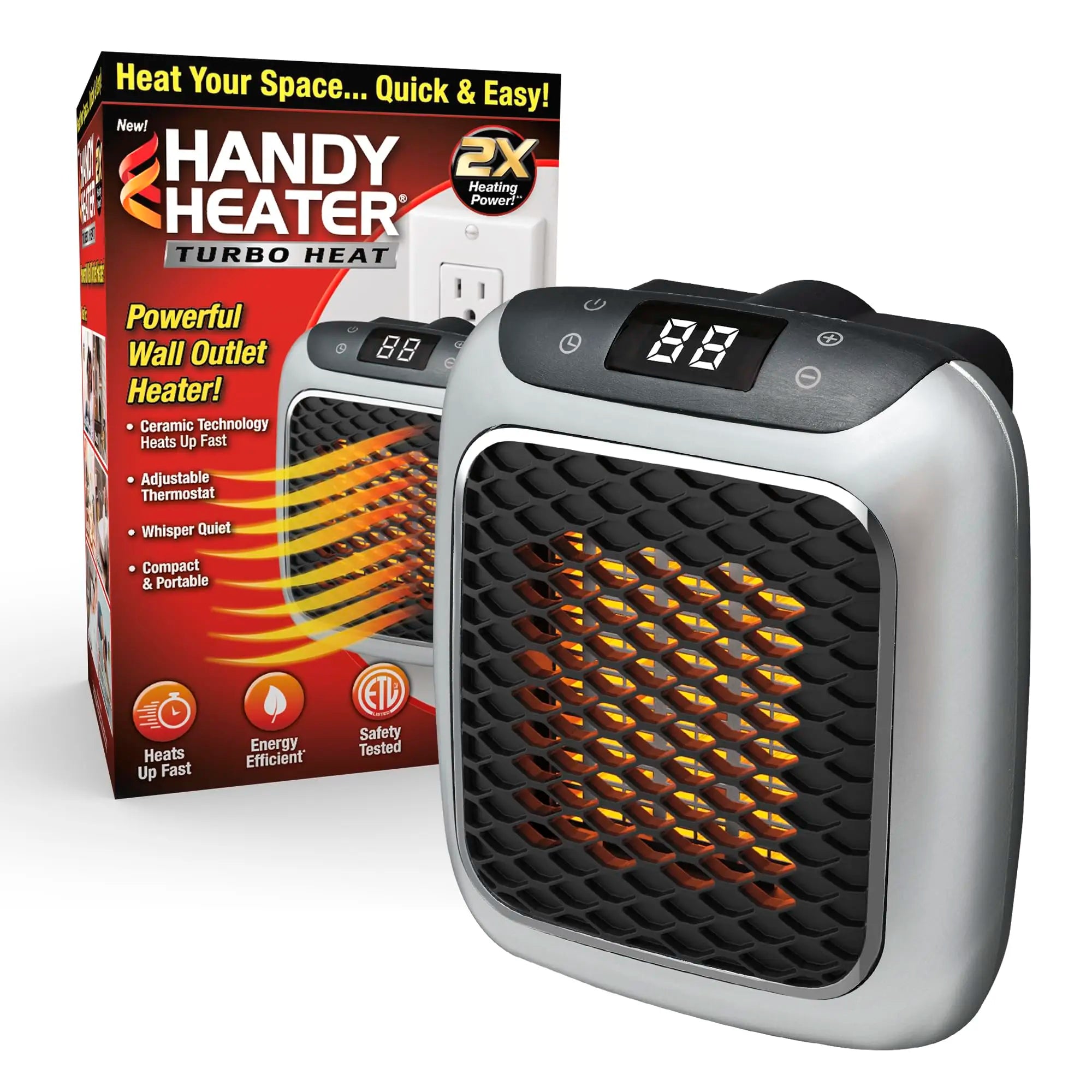 Compact Travel Plug-In Electric Heater