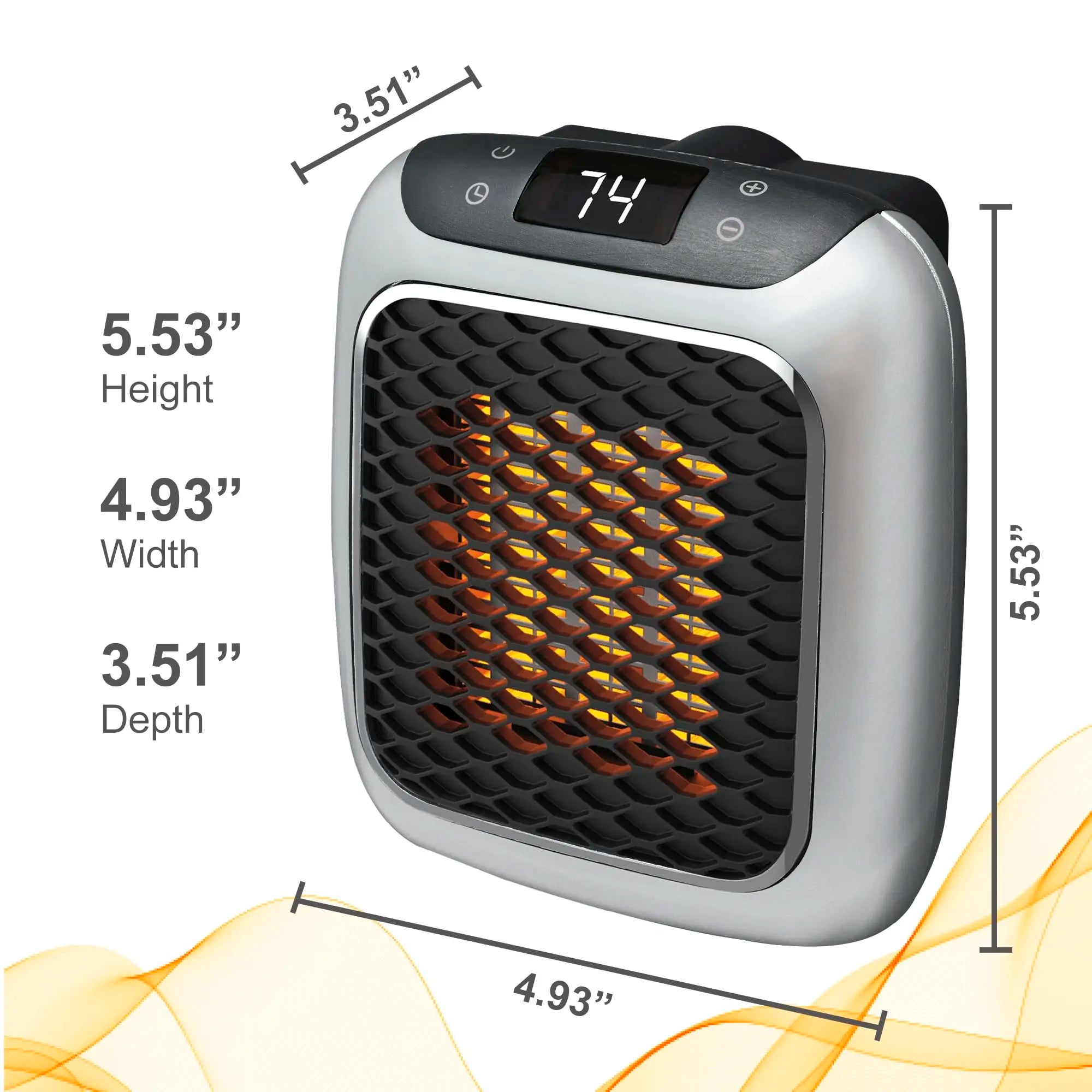 Compact Travel Plug-In Electric Heater