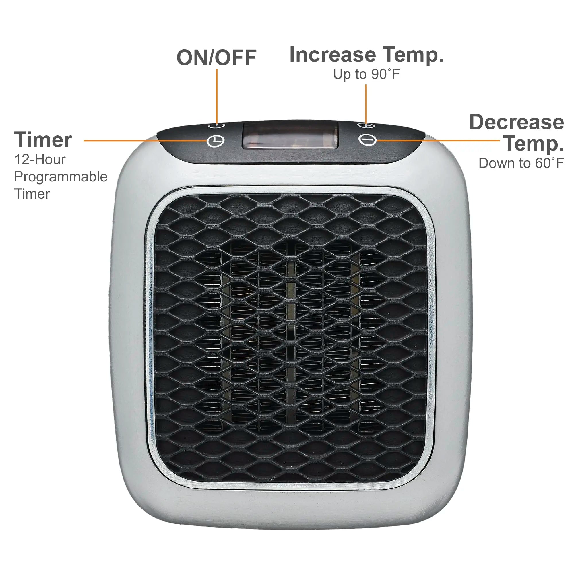 Compact Travel Plug-In Electric Heater
