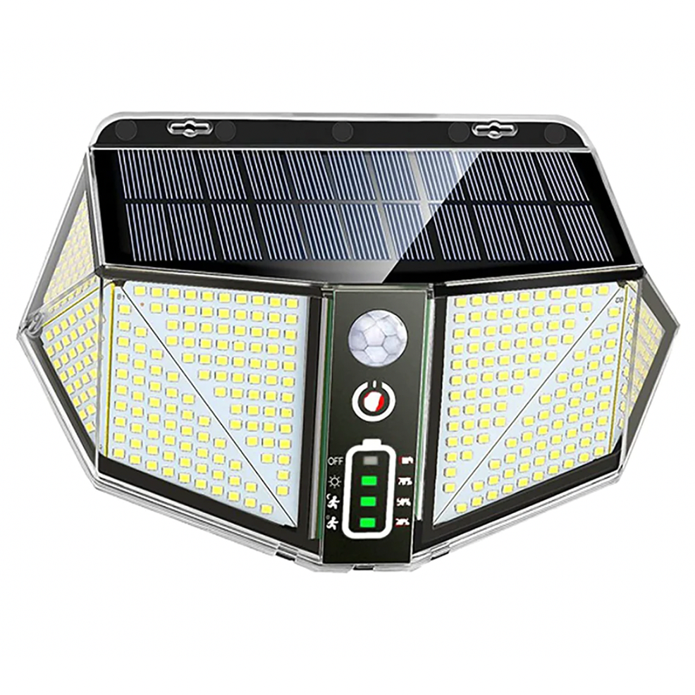 WallMega™- The 410 LED Solar Fence Light