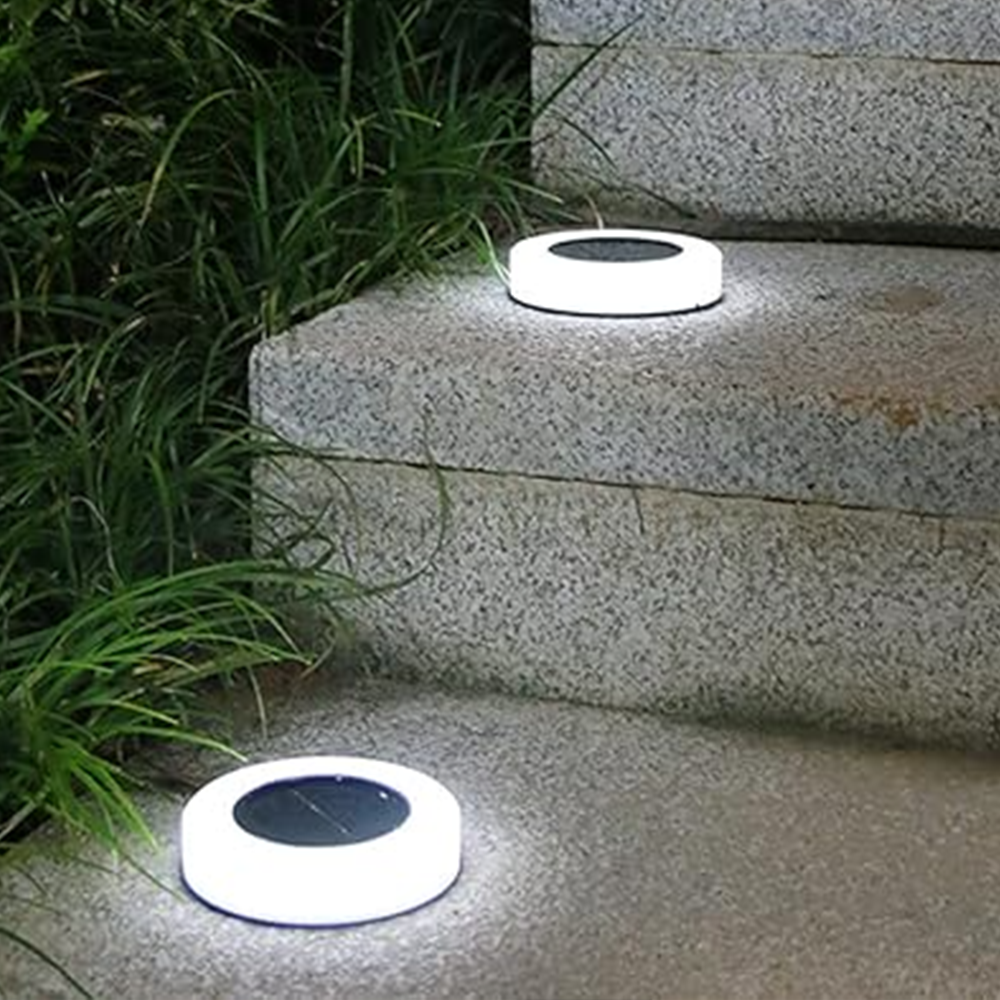 SolarGlow™ – Sleek Solar-Powered LED Ground Lights