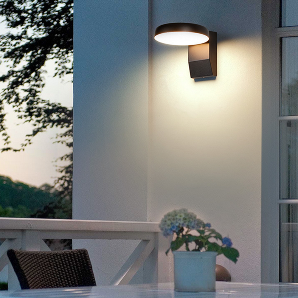 Glowix - Round Stainless Steel Wall Light