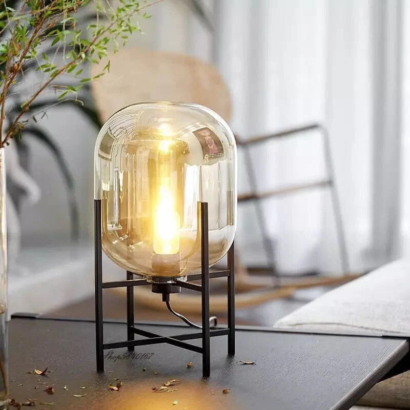 Forte - Vintage Glass Table Lamp