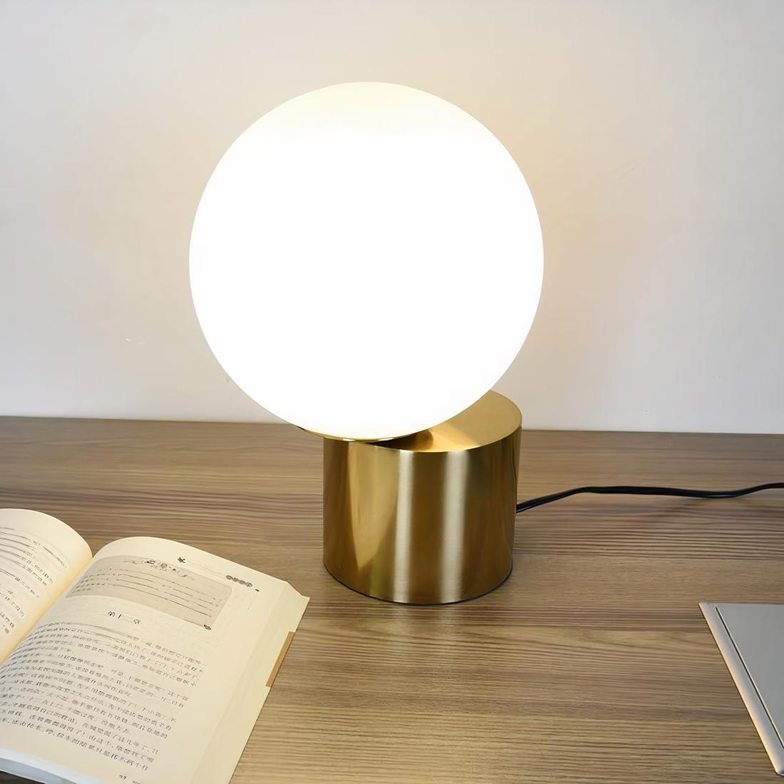 Latus - Nordic Glass Ball Table Lamp