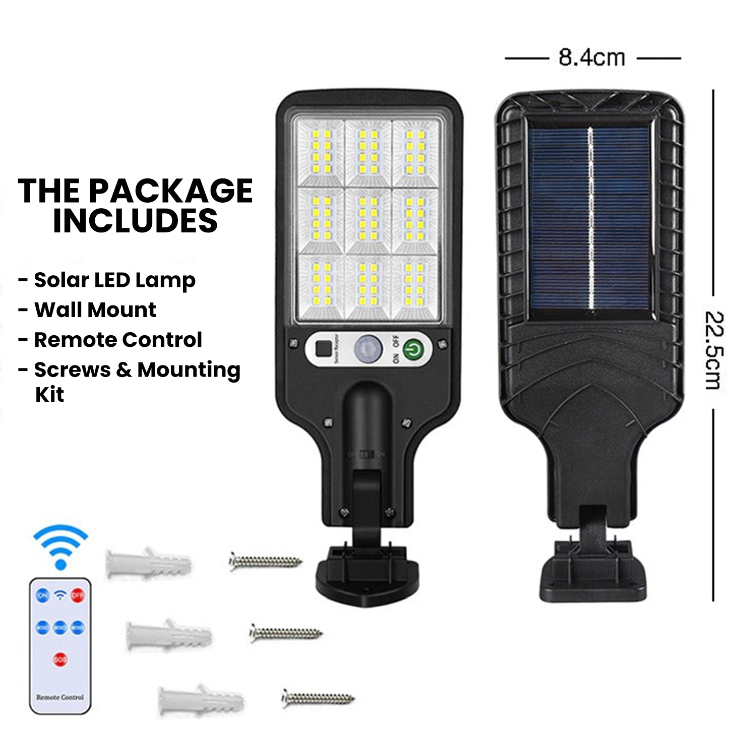 Solar powered light on sale with remote